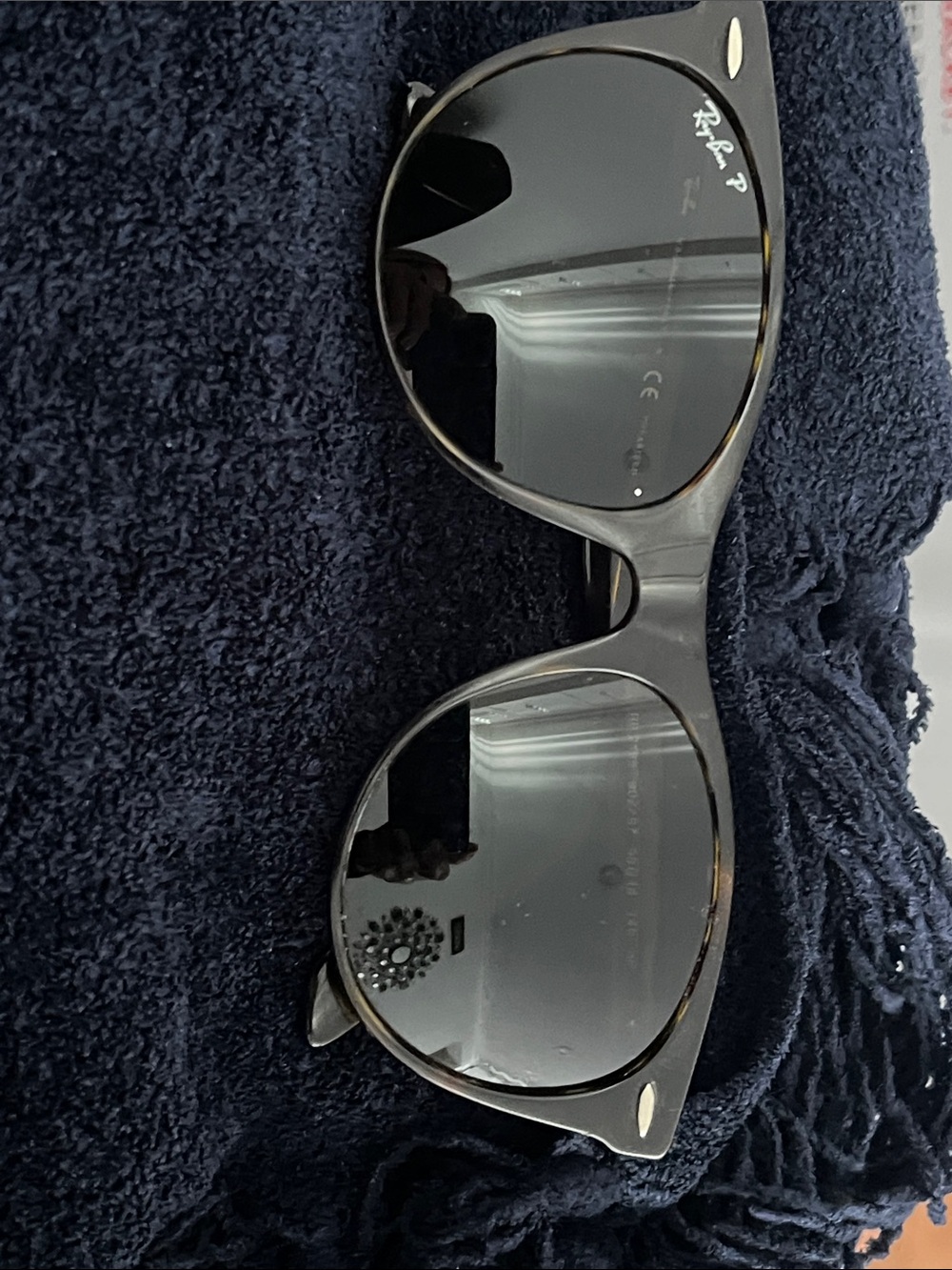 Ray-Ban Black Women's Sunglasses with Dark Lenses